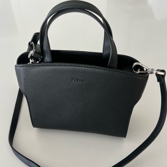 NWOT Pedro Black Small Top Handle Bag - Picture 1 of 10